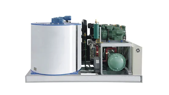 Sea Food Seawater 1 Ton Flake Ice Making Machine for Fishery